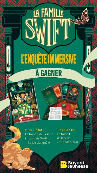 Jeu concours enquête immersive famille Swift